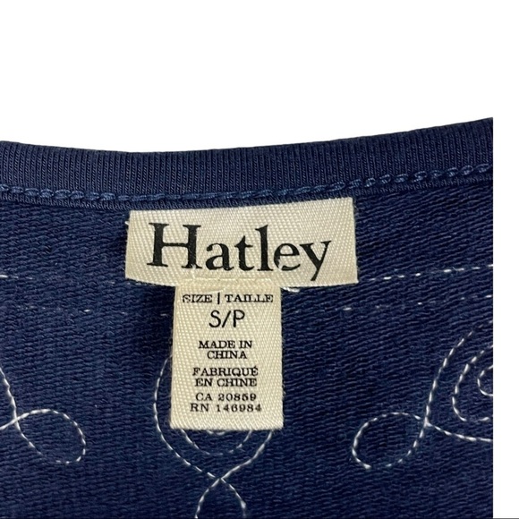 HATLEY ELSIE EMBROIDERED V NECK 3/4 SLEEVE NOTCH CUFF PULL ON DRESS - Picture 9 of 12